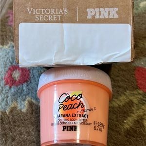NEW VS PINK COCO PEACH 🍑 BODY BUTTER